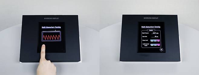 센서 OLED 디스플레이. <사진 삼성디스플레이 제공>