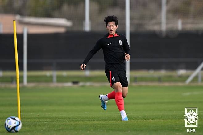20세 이하 축구대표팀 수비수 최석현 사진=대한축구협회(KFA) 제공