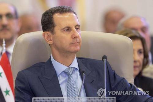 '시리아의 학살자' 바샤르 알아사드  [AP 연합뉴스 자료사진. 재판매 및 DB 금지]