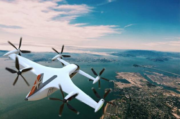 플라나 비행 이미지컷. 6인승으로, 최대 500km를 한 번에 비행한다.  /플라나 제공