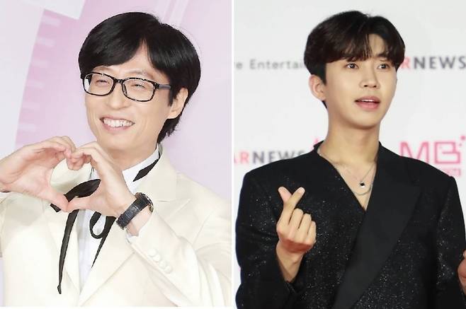 방송인 유재석(왼쪽)과 가수 임영웅. /사진=머니투데이 DB