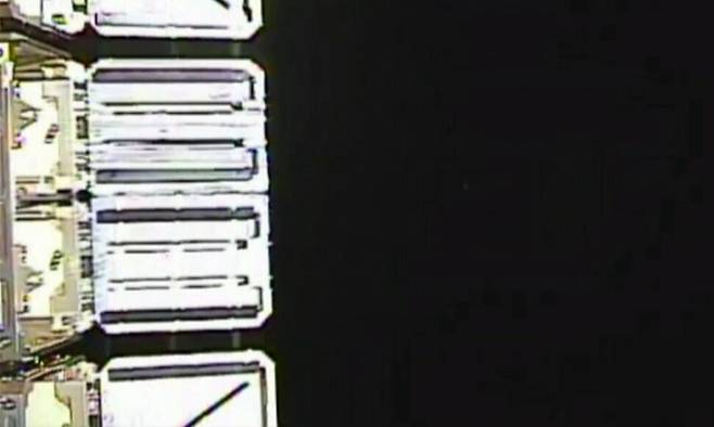 사진은 누리호에 탑재된 카메라 영상. 한국항공우주연구원 제공, 연합뉴스