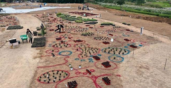 자연주의정원 조성 작업 [울산시 제공. 재판매 및 DB 금지]