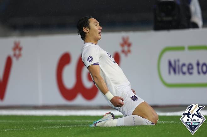 안양 동점고 넣은 김동진 [한국프로축구연맹 제공. 재판매 및 DB 금지]