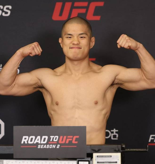 ‘벌꿀오소리’ 홍성찬. 출처 | UFC 코리아 채널