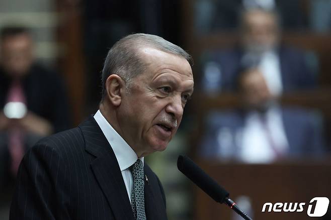 레제프 타이이프 에르도안 튀르키예(터키) 대통령ⓒ AFP=뉴스1