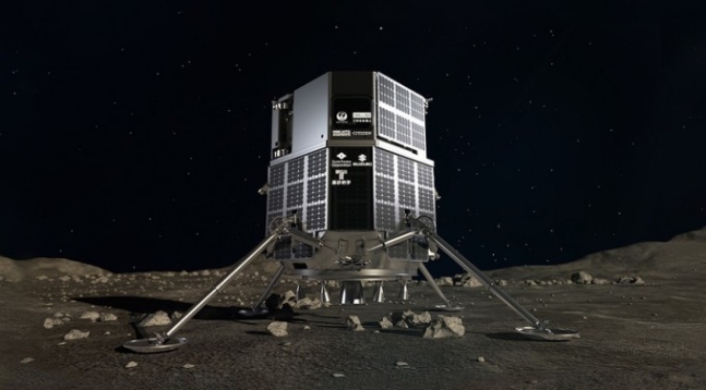 일본 우주기업 아이스페이스의 무인 달 착륙 프로젝트 '하쿠토-R'에서 사용된 착륙선. 아이스페이스 제공