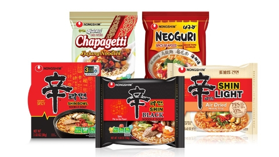 Nongshim has exported instant noodle products with Korean names since 1971. Despite difficulties in earlier days, the company said now the Hangeul names are widely embraced among global consumers. (Nongshim)