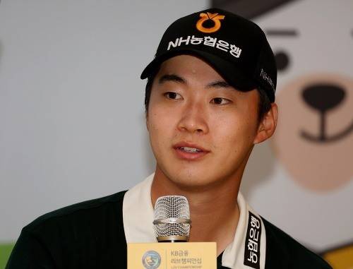 마지막 홀 이글로 극적인 우승을 차지한 김동민. [사진=KPGA]