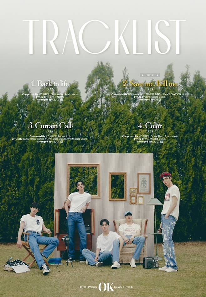 CIX 미니 6집 트랙 리스트. C9엔터테인먼트 제공