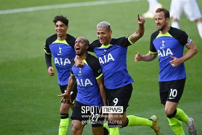 ▲ 모우라가 토트넘 유니폼을 입고 마지막 경기에서 골을 뽑아냈다