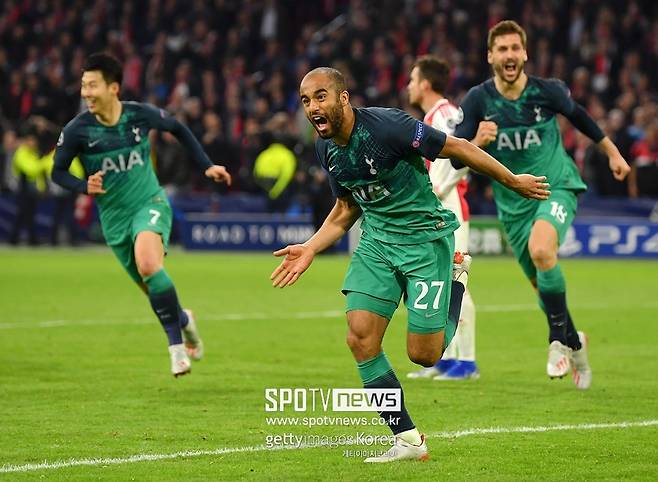 ▲ 2019년 유럽 챔피언스리그 4강 아약스전. 모우라 커리어 최고의 순간이었다.