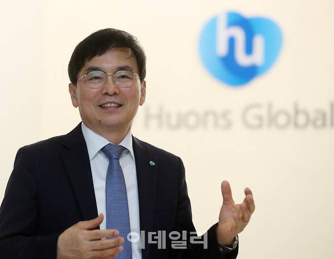 송수영 휴온스글로벌 및 휴온스 대표.  사진=김태형 기자