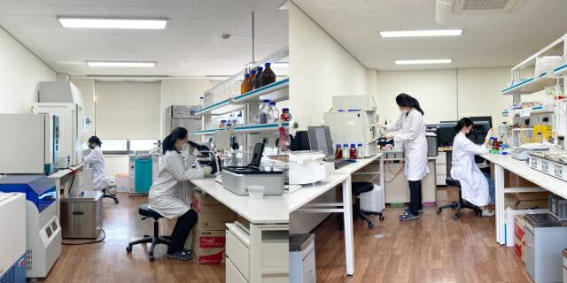 와이제이랩 연구소 내부