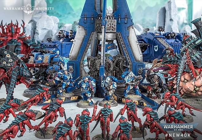 워해머 40K 실제 게임용 피규어들 [게임즈워크샵]