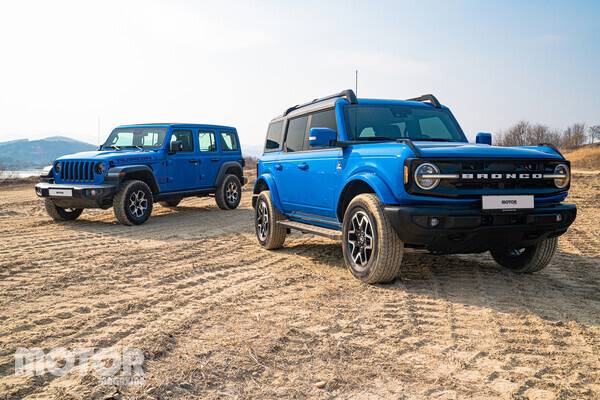 지프 랭글러, 포드 브롱코 사진 모터매거진 최재혁 기자