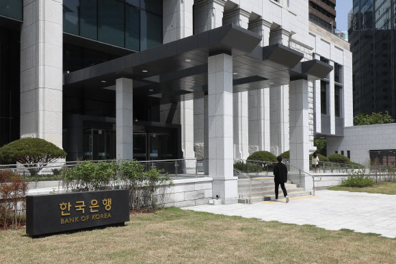한국은행 신축 통합별관 외관 모습.(사진=공동취재단)