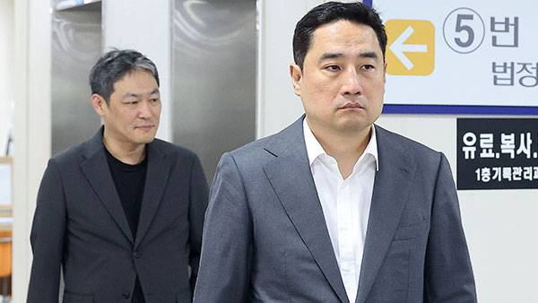 '옥외대담' 강용석,김용호 선고 공판 [사진 제공: 연합뉴스]