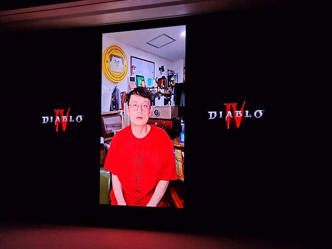 디아블로 4 협업을 준비한 조석 작가. [이영기 기자/20ki@]