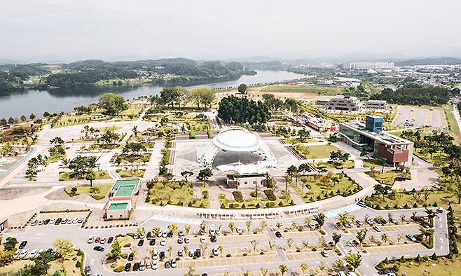 2025년 중부권 광역발명교육지원센터가 들어설 충북 충주시 탄금공원 전경. 충주시 제공