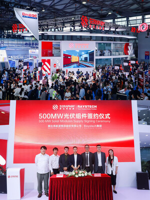 The photo shows Seraphim's appearance at the SNEC PV POWER EXPO held recently in Shanghai, east China. (PRNewsfoto/Xinhua Silk Road)