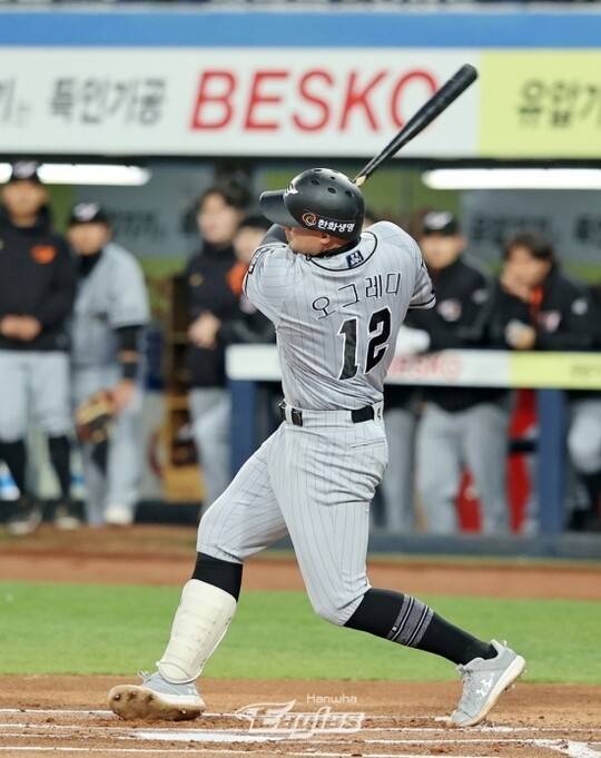 브라이언 오그레디. ⓒ한화 이글스