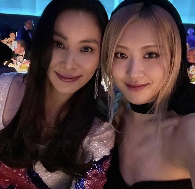 ▲ 고소영(왼쪽), 로제. 출처| 고소영 SNS