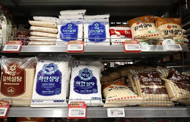 서울 시내 대형마트에 진열된 설탕 /뉴스1