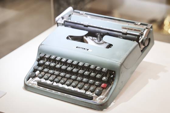 이승만 전 대통령 ‘영문 타자기’. 김경록 기자