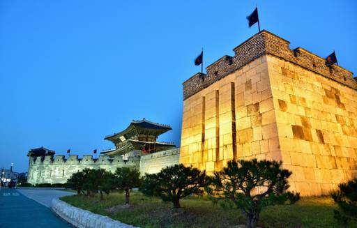 성에서 가장 취약한 문은 문루, 옹성, 좌우 적대의 시스템 방어를 갖췄다.