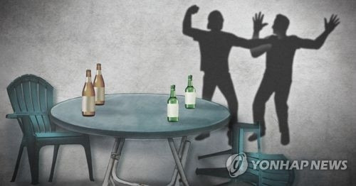 술자리 폭행 [사진출처=연합뉴스]