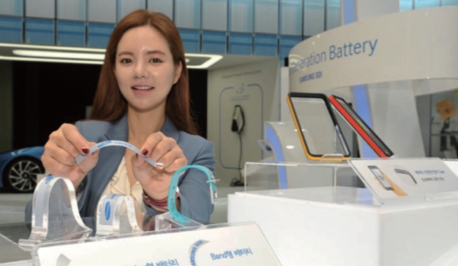 삼성SDI의 스트라이프형, 밴드형 배터리 /사진=삼성SDI 제공