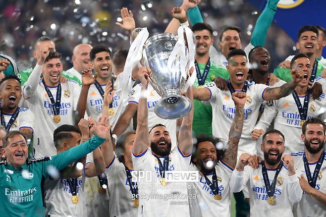 ▲ 레알 마드리드를 챔피언스리그 우승으로 이끌었던 카림 벤제마.