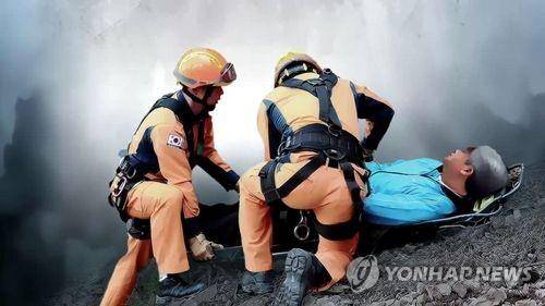 산악 사고(CG) [연합뉴스TV 제공]