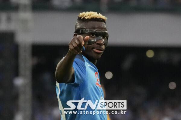 SSC 나폴리 공격수 빅터 오시멘. 사진┃뉴시스/AP