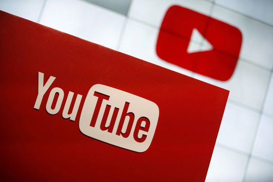 A YouTube logo seen at the YouTube Space LA in Playa Del Rey, Los Angeles, California, United States October 21, 2015.  [REUTERS/YONHAP]