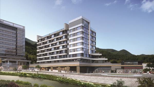 사진 설명. '시그니처 광교 2차' 기숙사 투시도