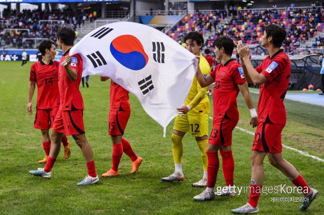 한국 20세 이하(U-20) 축구대표팀. 사진=게티이미지코리아