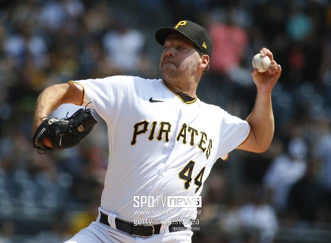 ▲ 6.2이닝 1실점으로 선전한 피츠버그 선발 리치 힐