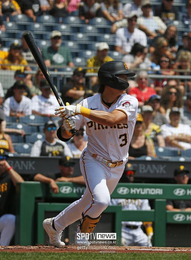 ▲ 정확한 타격과 빠른 발로 세인트루이스를 울린 '톱퍼포머' 배지환