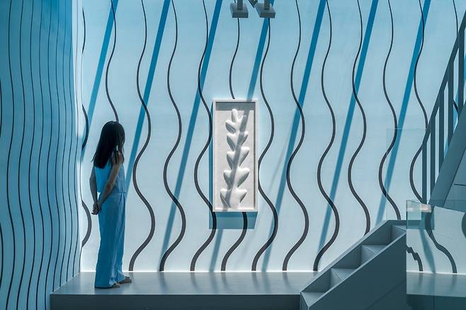 청담동 글래드스톤갤러리 서울에서 열리는 클라우디아 콤테의 개인전 전경. 글래드스톤