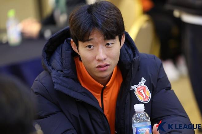 ▲ 제주 유나이티드의 안현범이 클린스만호 2기에 최초 발탁됐다 ⓒ 한국프로축구연맹