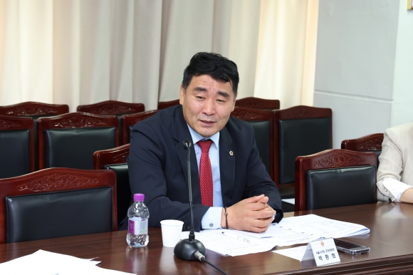 서울시 재향군인회와의 간담회에 참석한 박환희 운영위원장