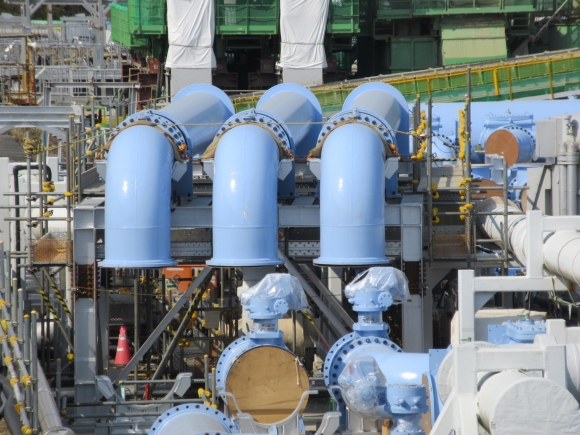 후쿠시마 오염수 방류 시설 공사 - 지난 4일 일본 후쿠시마 제1원자력발전소 내 오염수 방류를 위한 시설 공사가 진행되고 있다. 도쿄전력 제공