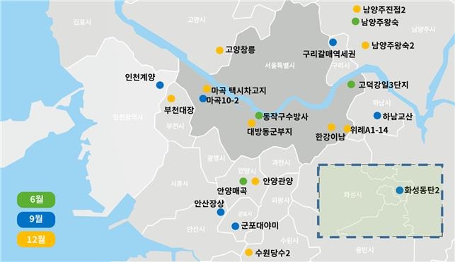 사전청약 공급 위치도 [국토교통부 제공]