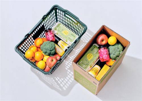 오아시스마켓의 친환경 포장  [오아시스마켓 제공. 재판매 및 DB 금지]