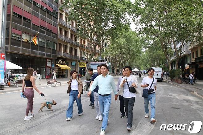 전남 순천시는 7일 스페인 바르셀로나를 찾아 2023정원박람회 이후 변화할 순천의 미래를 위해 국외 선진지 견학에 나서고 있다.(순천시 제공)2023.6.8/뉴스1