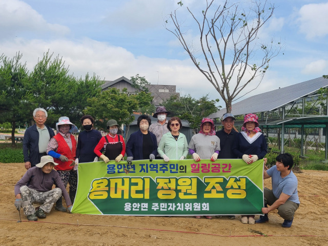 ▲전북 익산시가 용안지역 주민들의 힐링 공간인 ‘용머리 정원’ 조성 사업을 마무리했다. ⓒ