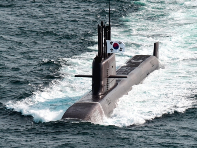 도산안창호함 항해사진. 해군 제공