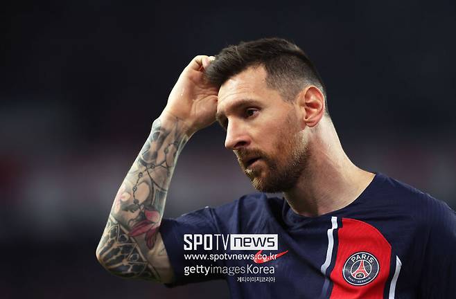 ▲ 파리 생제르맹과 마찰을 빚었던 메시